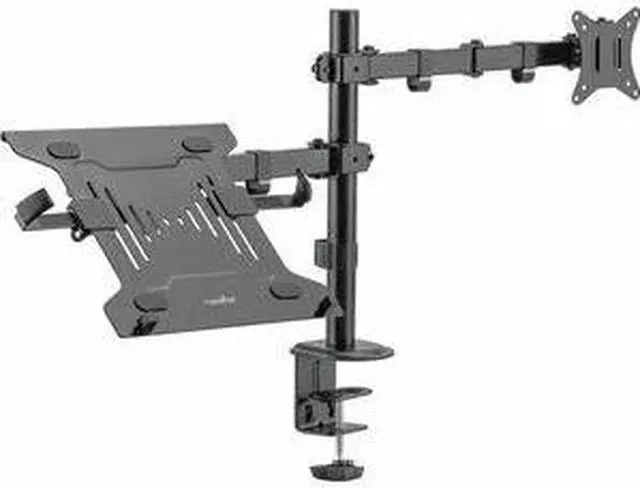 Alt view image 2 of 2 - Rocstor ErgoReach EP16 Premium Monitor Arm w/VESA Laptop Tray, Display up to 32"