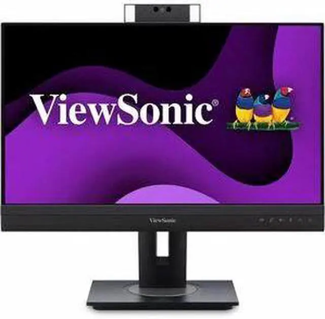 Alt view image 16 of 20 - ViewSonic VG2457V 24 Inch 1080p Video Conference Docking Monitor with Windows Hello Compatible IR Webcam, Advanced Ergonomics, and 90W USB C for Home and Office