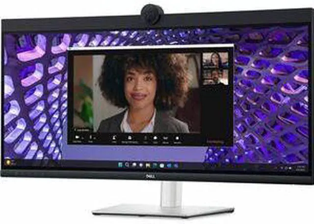 Main image of Dell P3424WEB 34" Class Webcam UW-QHD Curved Screen LED Monitor - 21:9