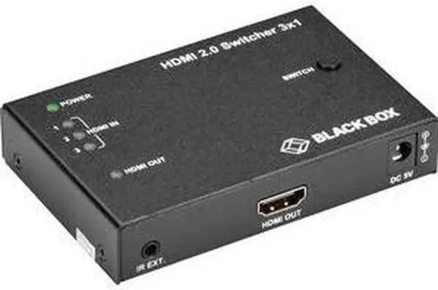 Alt view image 9 of 17 - Black Box HDMI 2.0 4K Video Switch - 3x1