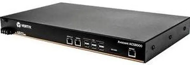 Alt view image 9 of 9 - Avocent ACS 8000 32-Port Serial Console Server, Dual Internal DC Power Supply, Analog Modem, 1U Chassis