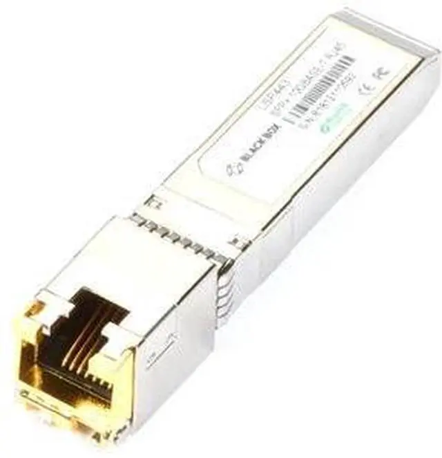 Alt view image 6 of 9 - Black Box Network Services LSP443 10G Base-T RJ45 Copper SFP Plus Transceiver