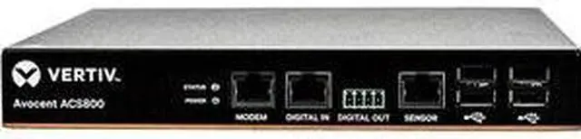 Alt view image 18 of 20 - Avocent ACS804MEAC-400 Acs Advanced Console Server - Console Server - 4 Ports - Gige, Rs-232 - 1U