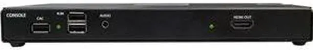 Alt view image 2 of 3 - Black Box Secure KVM Peripheral Defender NIAP 4.0 Certified HDMI CAC
