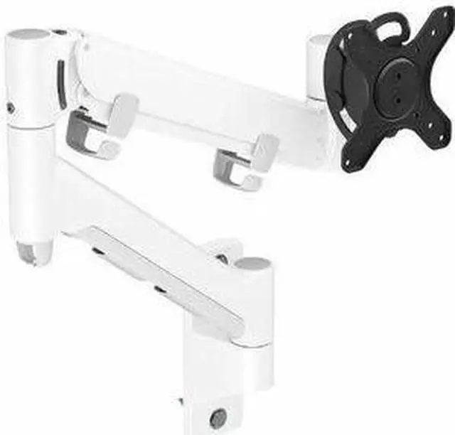 Main image of Atdec Mounting Arm for Monitor, Curved Screen Display, Flat Panel Display, All-in-One Computer - White - Landscape/Portrait