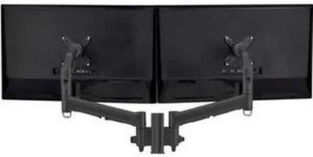 Alt view image 9 of 9 - Atdec dual dynamic monitor arm desk mount - Flat and Curved up to 32in - VESA 75x75, 100x100