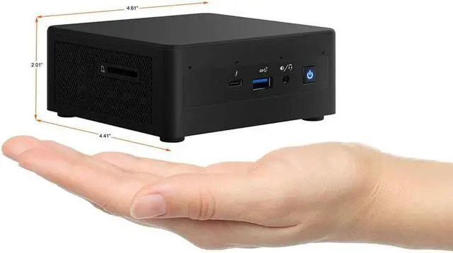 Alt view image 5 of 7 - Intel NUC 11 Pro NUC11PAHi70Z Panther Canyon Lite Desktop Mini PC 11th Gen Intel® Core i7-1165G7 Processor Up to 4.7 GHz Turbo,4 core,8 thread,12 MB Cache,28W(No RAM&SSD)