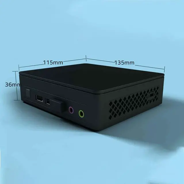 Alt view image 3 of 7 - Intel NUC 11 Essential Atlas Canyon Intel Celeron Processor N4505 NUC11ATKC2 Mini PC 2.0 GHz - 2.9 GHz Burst, 2 core, 2 Thread, 10W,Intel UHD Graphics, 450750MHz Burst (4G RAM 256G SSD)