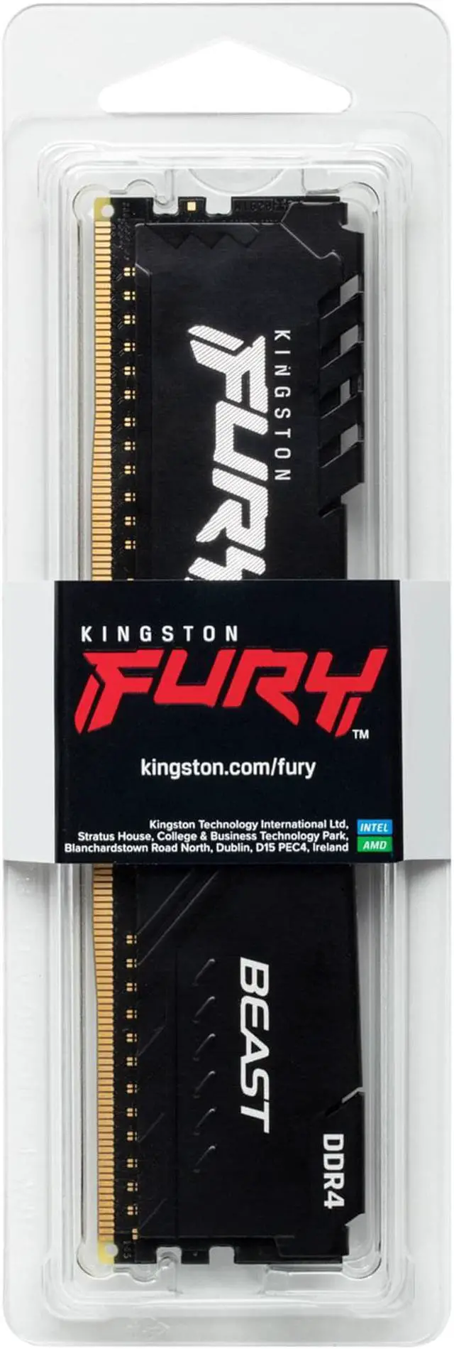 Alt view image 14 of 20 - Kingston FURY Beast 16GB DDR4 3600MHz Memory Module (1 x 16GB) KF436C18BB/16