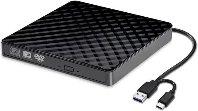 Main image of BONAEVER External CD Drive BEVA Portable Slim USB 3.0 DVD CD Player Burner RW Writer Copier Reader for Laptop Notebook Desktop Mac Support Windows 7/8/ 10/ XP/Mac OS