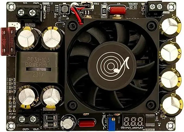 Main image of 500W PW500 Booster Board Module 12V 24V Up 24V-50V Adjustable Multifunction Convenient Module with Voltage Display