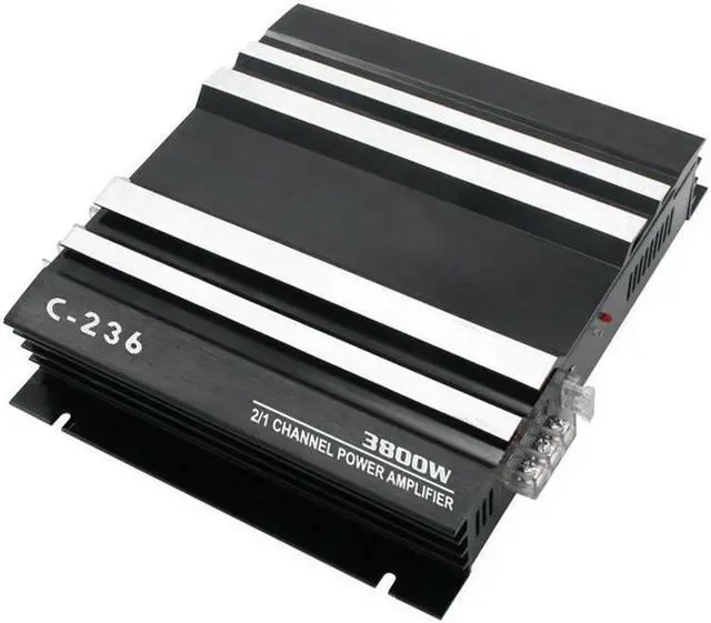 Main image of 3800W High Power Car Sound Amplifier 2-Channel Car 12V Amplifier Stereo Car Audio Receiver for Car Audio Modification
