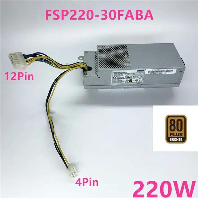 Alt view image 5 of 7 - OwnShoe PSU For Veriton X4630G X6630 12Pin 220W Power Supply FSP220-30FABA FSP220-30PABA D14-220P2B D15-220N1A DC2201B.001