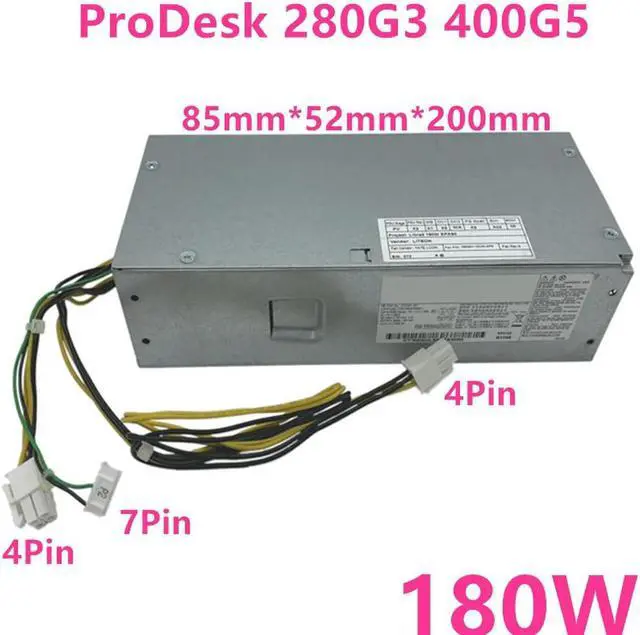Alt view image 5 of 7 - OwnShoe PSU For ProDesk 280G3 400G5 4Pin 180W Power Supply PCH019 DPS-180AB-26A PE-1181-3HL PA-1181-3HB L07658-001 D18-180P2A