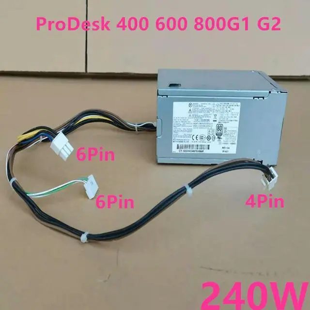 Main image of OwnShoe PSU For ProDesk 400 600 800G1 G2 6Pin 240W Power Supply D12-240P3B D12-240P2A 702309-002 751886-001 702307-001 702455-001