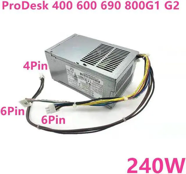 Main image of OwnShoe PSU For ProDesk 400 600 690 800G1 G2 6Pin 240W Power Supply PS-4241-2HC FH-ZD241MYF PCE014 PCC124 722299-001 722536-001
