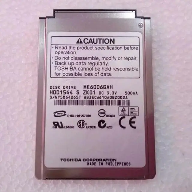 Alt view image 2 of 2 - OwnShoe HDD For 60GB 1.8" CF 50Pin 2MB 4200RPM 8MM For Internal Hard Disk For Notebook HDD For MK6006GAH