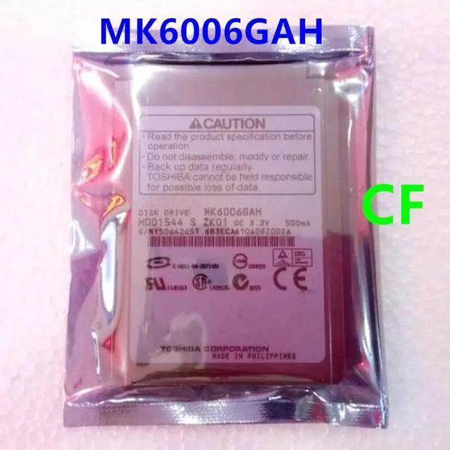 Main image of OwnShoe HDD For 60GB 1.8" CF 50Pin 2MB 4200RPM 8MM For Internal Hard Disk For Notebook HDD For MK6006GAH