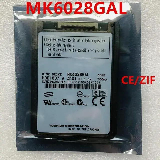 Main image of OwnShoe HDD For 60GB 1.8" CE/ZIF 2MB 4200RPM For Internal HDD For Notebook HDD For MK6028GAL
