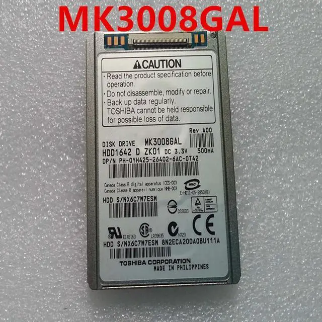 Main image of OwnShoe Almost HDD For IPOD VIDEO 30GB 1.8" CE 2MB 4200RPM For Internal HDD For Notebook HDD For MK3008GAL