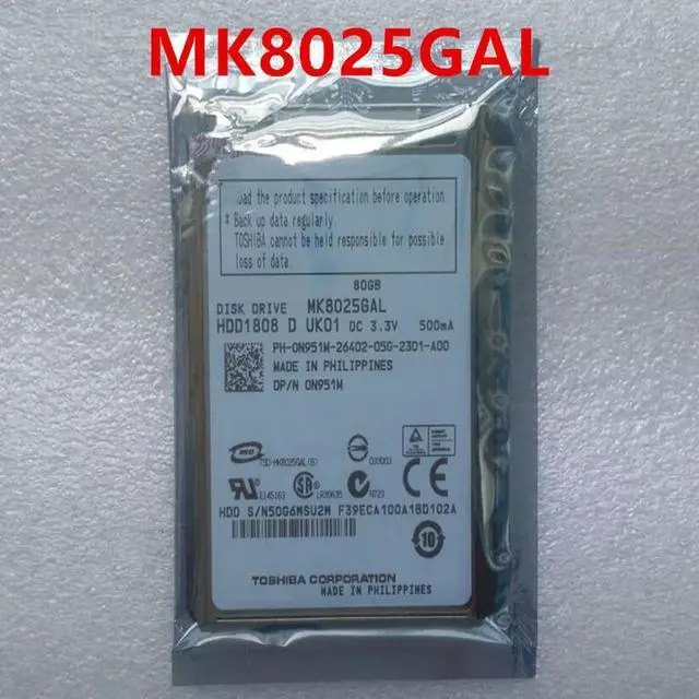 Main image of OwnShoe HDD For 80GB 1.8" CE/ZIF 8MB 4200RPM 5MM For Internal HDD For Notebook HDD For MK8025GAL