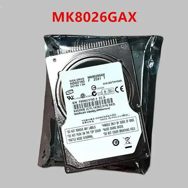 Main image of OwnShoe HDD For 80GB 2.5" IDE 16MB 5400RPM For Internal Hard Disk For Notebook HDD For MK8026GAX