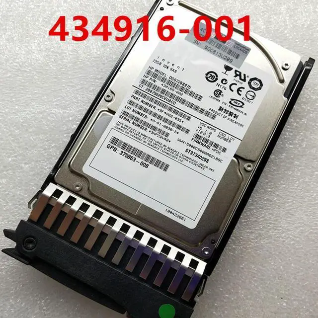 Main image of OwnShoe Almost HDD For 72GB 2.5" SAS 16MB 10000RPM For Internal HDD For Server HDD For 434916-001 430165-002