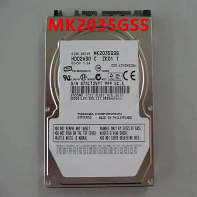 Main image of OwnShoe HDD For 200GB SATA 2 Gb/s 8MB 4200RPM For Internal HDD For Notebook HDD For MK2035GSS