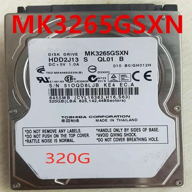 Main image of OwnShoe Almost HDD For 320GB 2.5" SATA 8MB 5400RPM For Internal HDD For Laptop HDD For MK3265GSXN