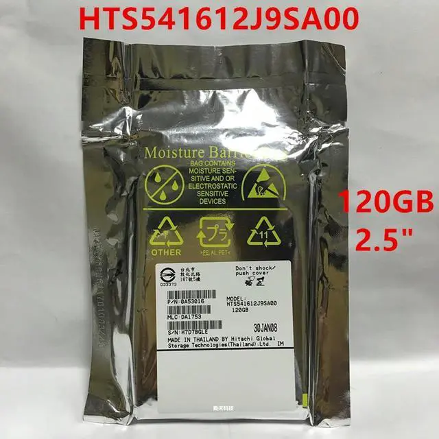 Main image of OwnShoe HDD For Hgst  120GB 2.5" SATA 3 Gb/s 8MB 5400RPM For Internal Hard Disk For Notebook HDD For HTS541612J9SA00