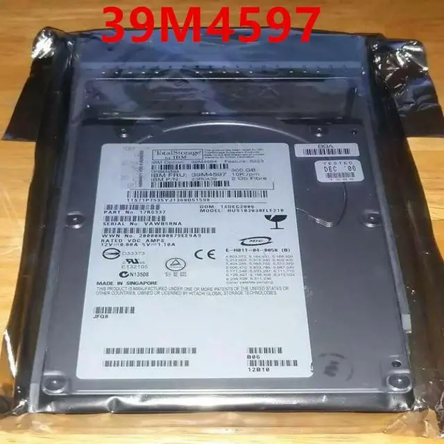 Main image of OwnShoe Almost HDD For DS4700 300GB 3.5" FC 16MB 10000RPM For Internal HDD For Server HDD For 39M4597 39M4594 23R0439