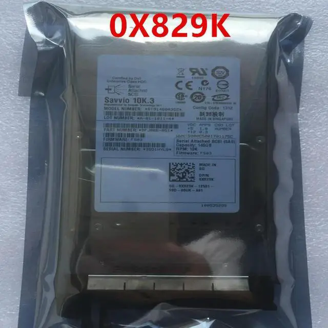 Main image of OwnShoe HDD For 146GB 2.5" SAS 6 Gb/S 16MB 10000RPM For Internal HDD For Server HDD For 0X829K X829K ST9146803SS