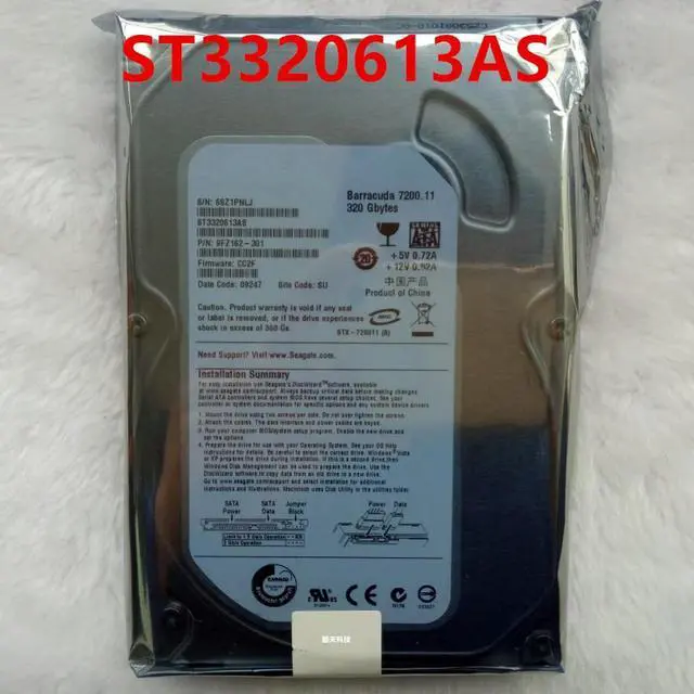 Main image of OwnShoe Almost HDD For 320GB 3.5" SATA 3 Gb/s 8MB 7200RPM For Internal Hard Disk For Desktop HDD For ST3320613AS