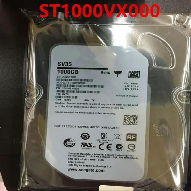 Main image of OwnShoe HDD For 1TB 3.5" SATA 6 Gb/s 64MB 7200RPM For Internal Hard Disk For Surveillance HDD For ST1000VX000