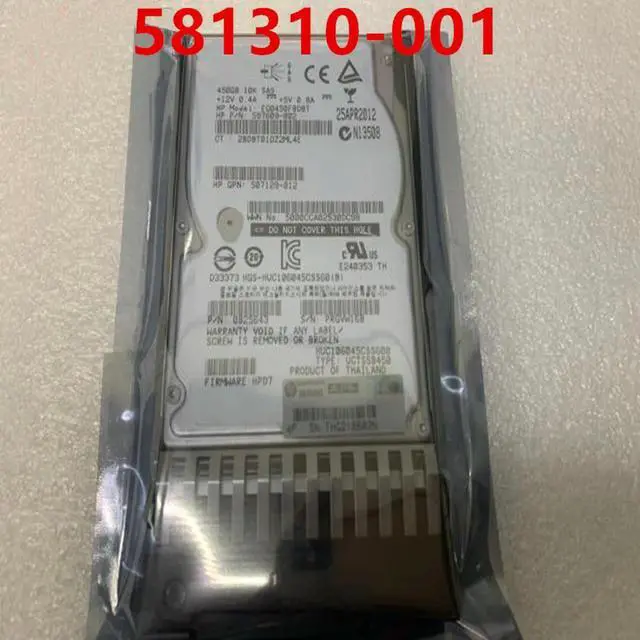 Main image of OwnShoe HDD For 450GB 2.5" SAS 6 GB/s 32MB 10000RPM For Internal HDD For Server HDD For 581310-001 581284-B21