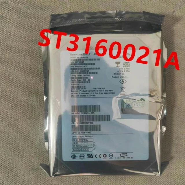 Main image of OwnShoe HDD For 160GB 3.5" IDE 8MB 7200RPM For Internal HDD For Desktop HDD For ST3160021A