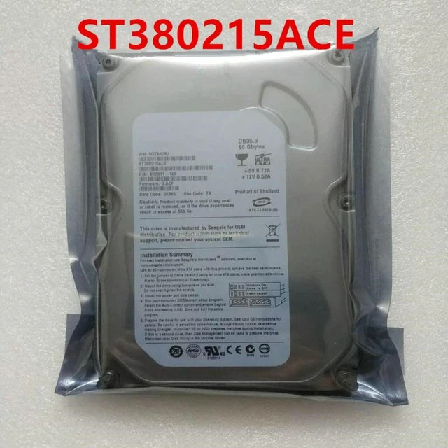 Main image of OwnShoe HDD For 80GB 3.5" IDE 2MB 7200RPM For Internal HDD For Desktop HDD For ST380215ACE