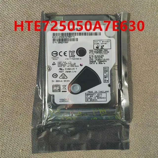 Main image of OwnShoe HDD For Hgst 500GB 2.5" SATA 6 Gb/s 32MB 7200RPM 7MM For Internal Hard Disk For Notebook HDD For HTE725050A7E630