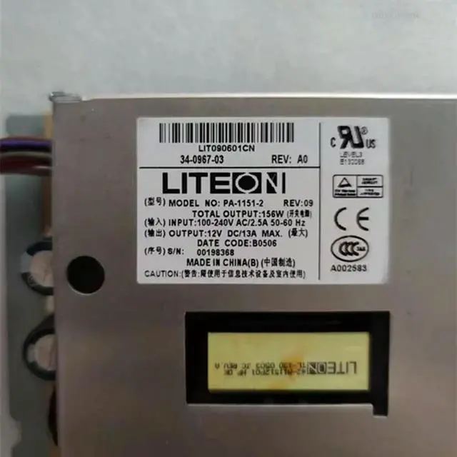 Alt view image 2 of 2 - OwnShoe Disassembly Power Supply For LITEON 12V13A 156W Power Supply PA-1151-2 34-0967-01/02/03 34-0967