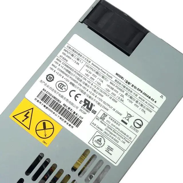 Alt view image 4 of 4 - OwnShoe PSU For Delta Flex Small 1U 250W Switcing Power Supply DPS-250AB-55A DPS-250AB-55B DPS-250AB-55 A DPS-250AB-55 B