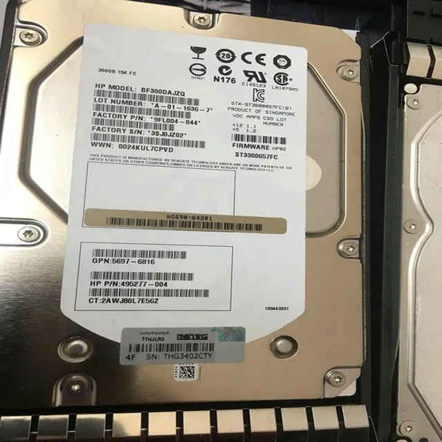 Alt view image 2 of 3 - OwnShoe HDD For EVA4400 300GB 3.5" FC 32MB 15000RPM For Internal HDD For Server HDD For AG690B AG690A 454411-001