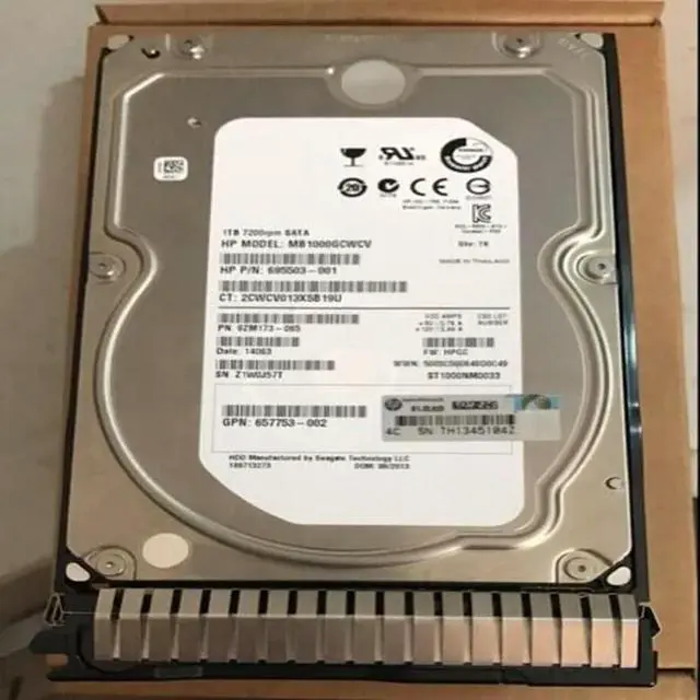 Alt view image 3 of 4 - OwnShoe HDD For G8 G9 1TB 3.5" SATA 6 Gb/s 64MB 7200RPM For Internal HDD For Server HDD For 657739-001 657750-B21