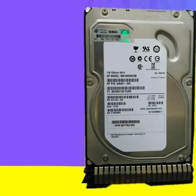 Alt view image 2 of 4 - OwnShoe HDD For G8 G9 1TB 3.5" SATA 6 Gb/s 64MB 7200RPM For Internal HDD For Server HDD For 657739-001 657750-B21