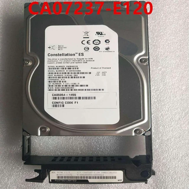 Main image of OwnShoe Almost HDD For Fujitsu DX60 DX80 2TB 3.5" SAS 64MB 7200RPM For Internal HDD For Server HDD For CA07237-E120 CA05954-1455