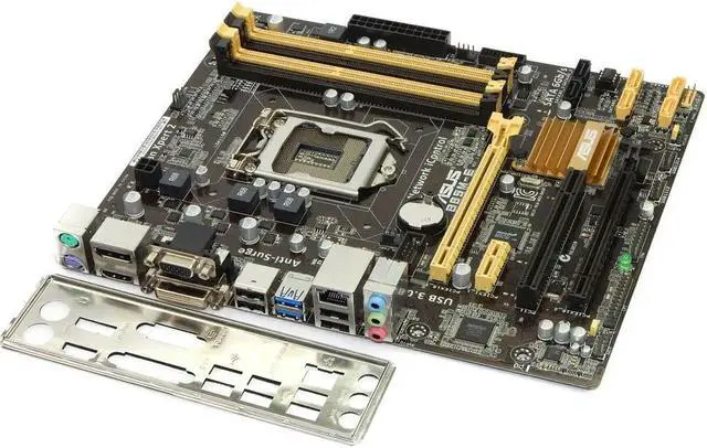 Alt view image 3 of 4 - B85M-E Motherboard B85 Socket LGA 1150 i7 i5 i3 DDR3 32G SATA3 USB3.0 Micro-ATX