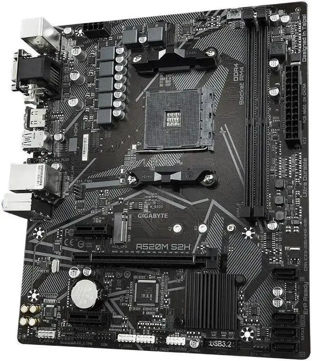 Alt view image 4 of 7 - B350 Motherboard PRIME B350M-A for Ryzen 7 5700x 5700x3d 5800x3d AM4 Motherboard for Ryzen 5 5600 5600G 5500 3600 5600X