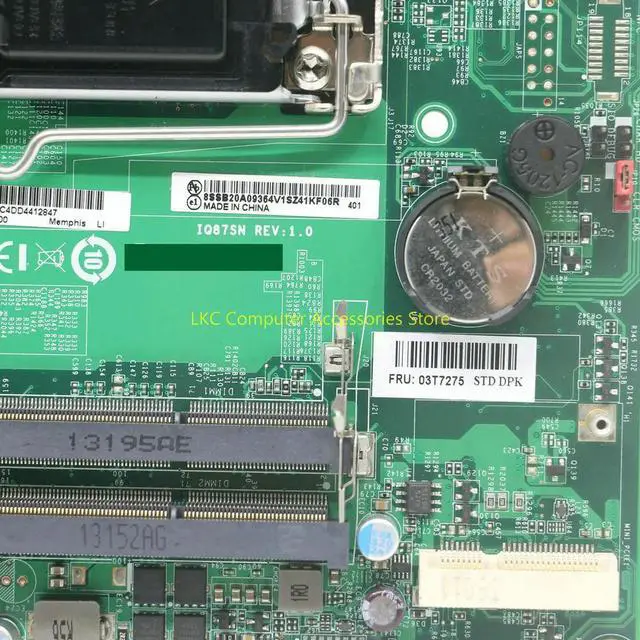 Alt view image 3 of 4 - FOR Thinkcentre M93Z AIO All-in-One Motherboard LGA1150 DDR3 03T7275 Win8PRO DPK IQ87SN REV1.0 Mainboard 100% Tested