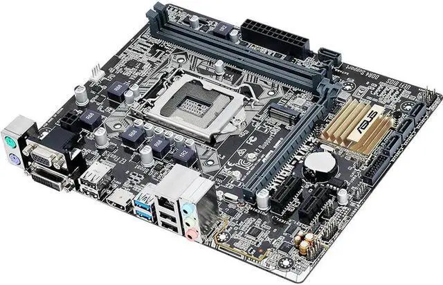 Alt view image 3 of 4 - H110M-A/M.2 Motherboard 14nm CPU 4*SATA III H110 2*DDR4 DIMM LGA 1151 32G Micro ATX Motherboard