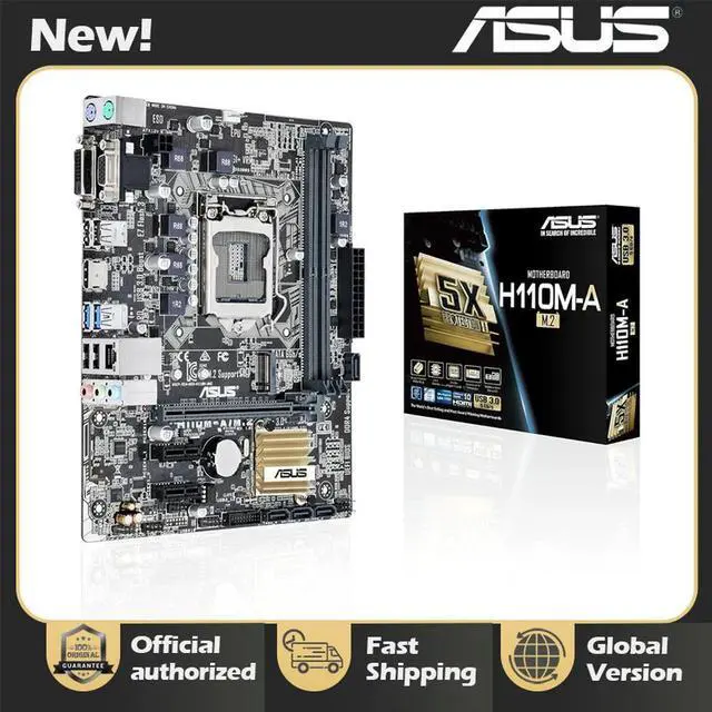 Main image of H110M-A/M.2 Motherboard 14nm CPU 4*SATA III H110 2*DDR4 DIMM LGA 1151 32G Micro ATX Motherboard