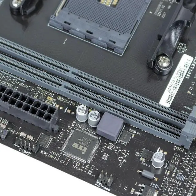 Alt view image 3 of 4 - A320 Motherboard A320M-C for Ryzen 7 5700x 5700x3d 5800x3d 3800X AM4 Motherboard for Ryzen 5 5600 5600G 5500 3600 5600X